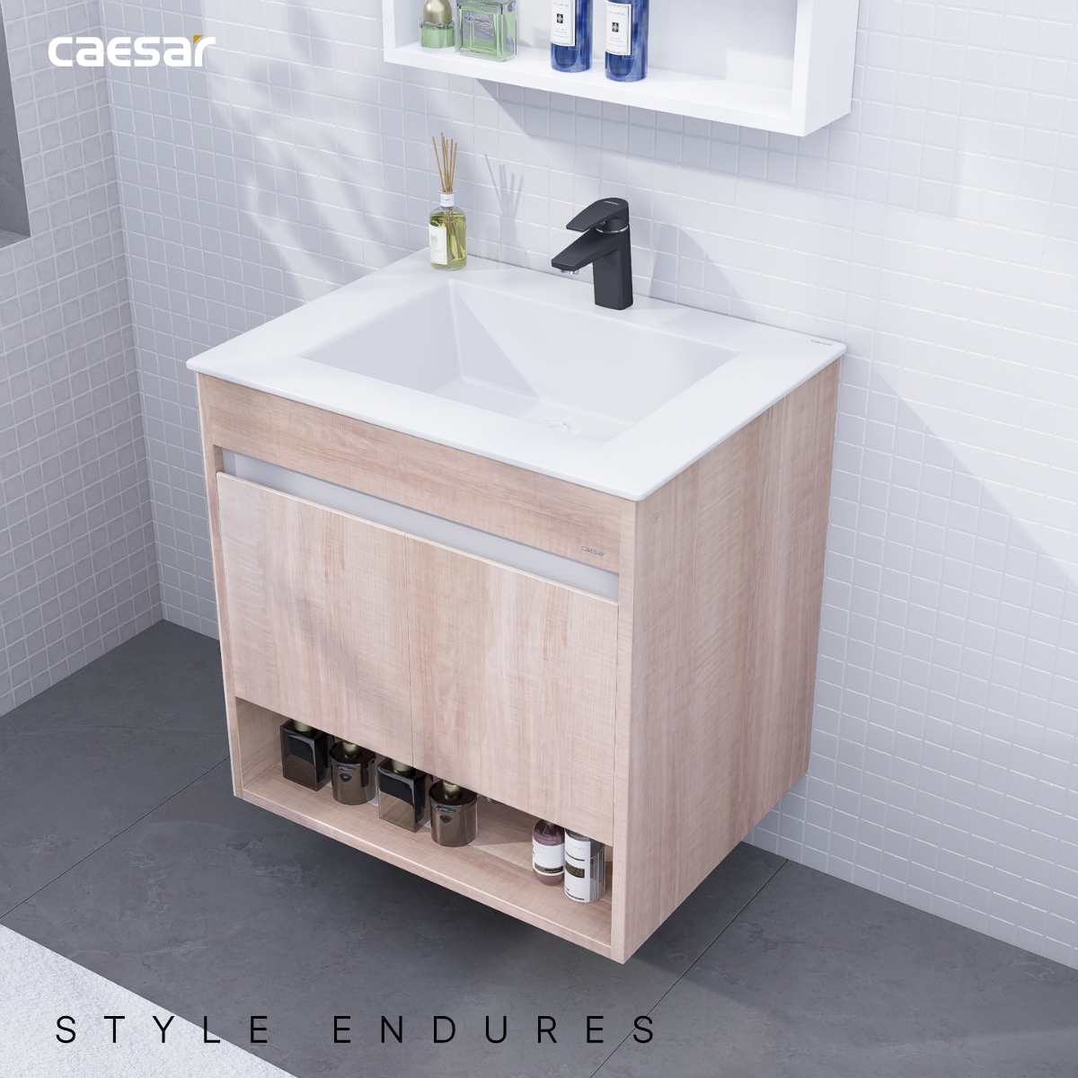 Lavabo kết hợp tủ treo Caesar LF5030/EH15030AW7V