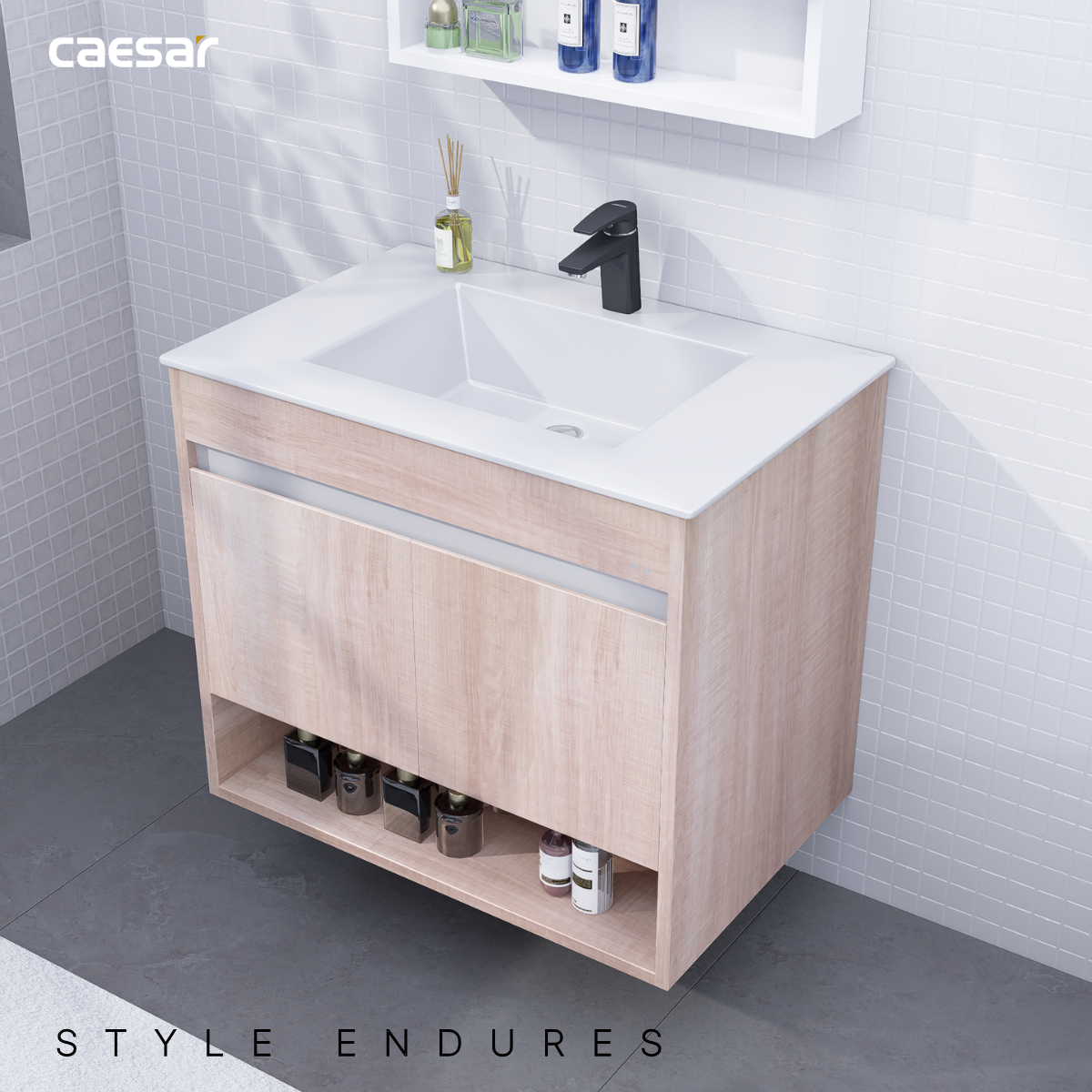 Lavabo kết hợp tủ treo Caesar LF5032/EH15032AW7V