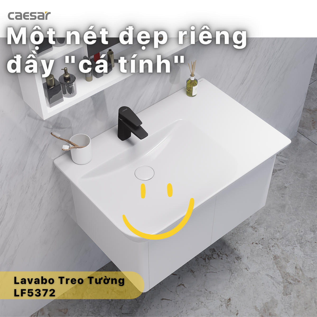 Lavabo treo Caesar LF5372