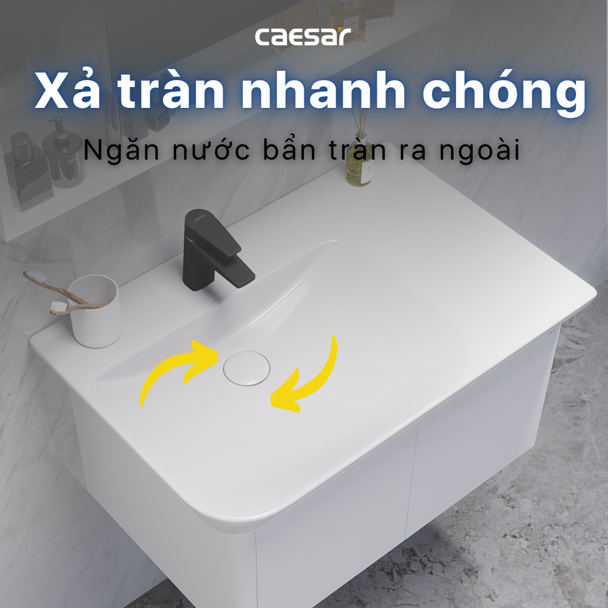 Lavabo treo Caesar LF5372
