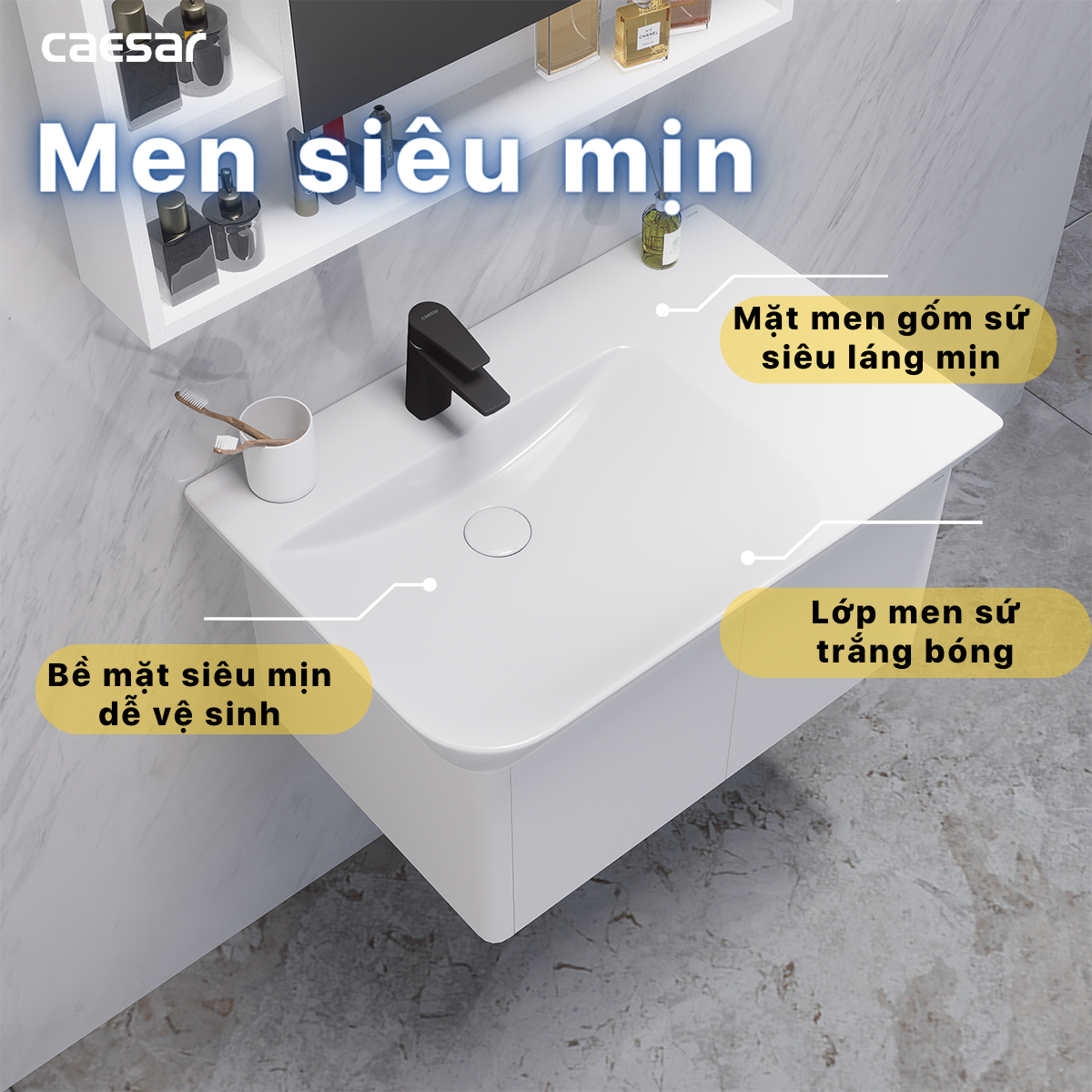 Lavabo treo Caesar LF5372