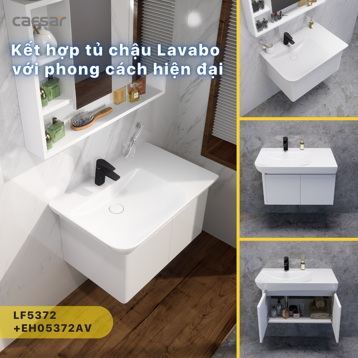 Lavabo treo Caesar LF5372