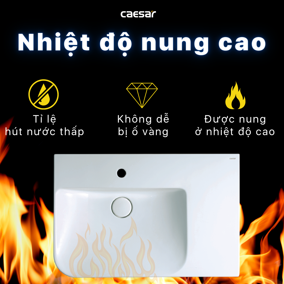 Lavabo treo Caesar LF5372