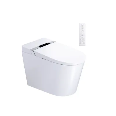 Bồn cầu thông minh CAESAR CA1389H điện tử xả nước và đóng mở nắp tự động