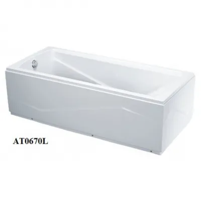 Bồn tắm 1.7m AT0670LR Caesar có chân yếm 