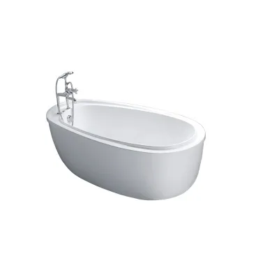 Bồn tắm Caesar 1.8m AT6480 nằm có chân có yếm 