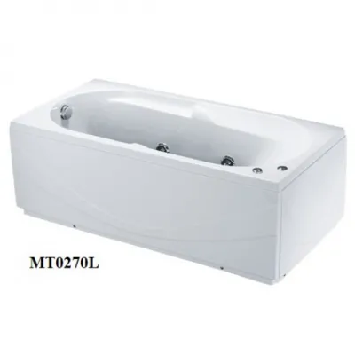 Bồn tắm massage 1.7m MT0270L(R) có chân có yếm