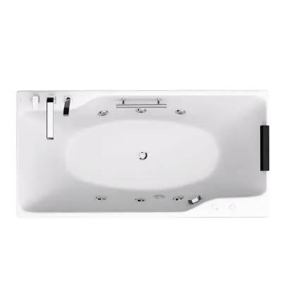 Bồn tắm massage Caesar 1.7M MT0870 không chân không yếm 