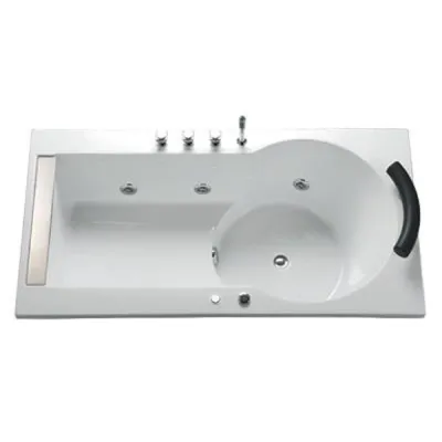 Bồn tắm massage xây 1.7m MT211L(R)A Caesar 