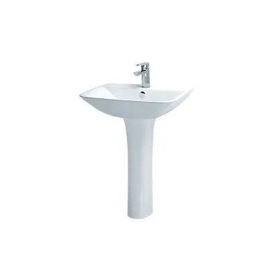 Chậu Lavabo Caesar chân dài L2365-P2445