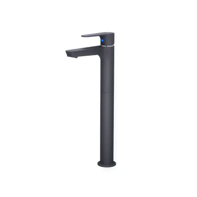 Vòi Lavabo Caesar Lạnh B061CBU Thân Cao Màu Đen