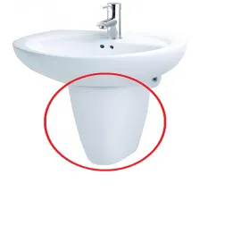 Chân chậu ngắn Caesar P2443