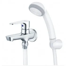 Vòi Sen Tắm Lạnh Caesar S063CP Dây Xi Tay 1 Chế Độ