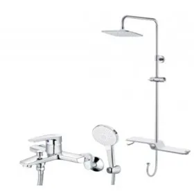 Bộ sen tắm đứng kết hợp S393C/BS127 Caesar