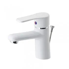 Vòi lavabo sơn trắng B432CPW