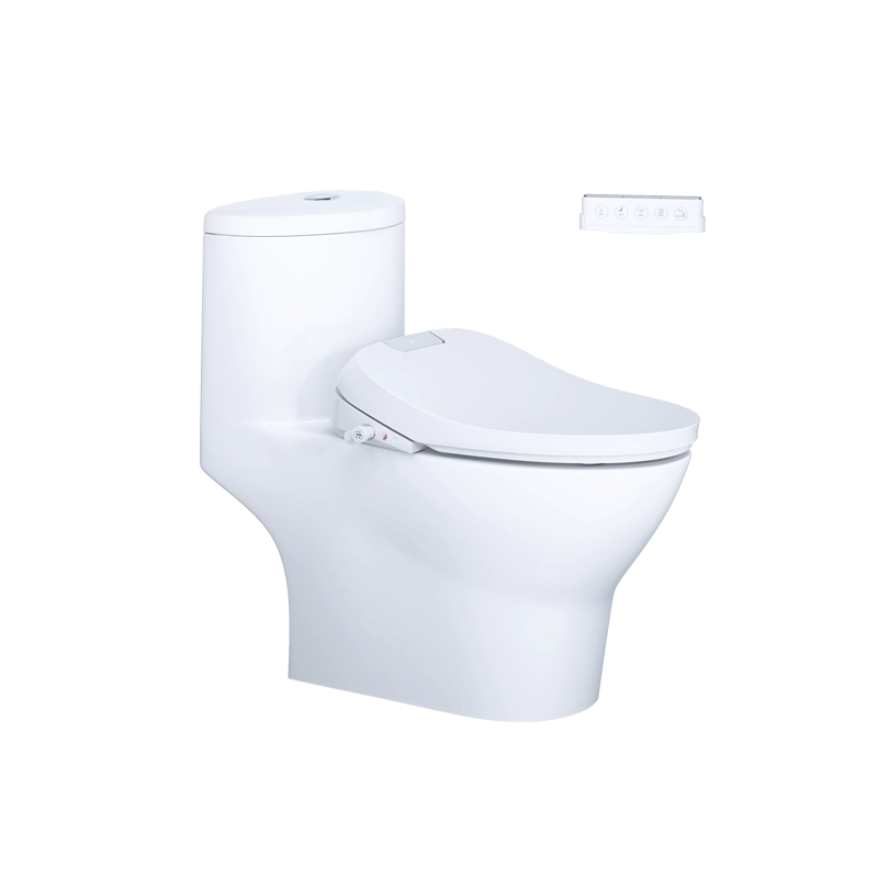 Bàn Cầu một khối kết hợp với nắp điện tử Caesar C1375F/TAF610H