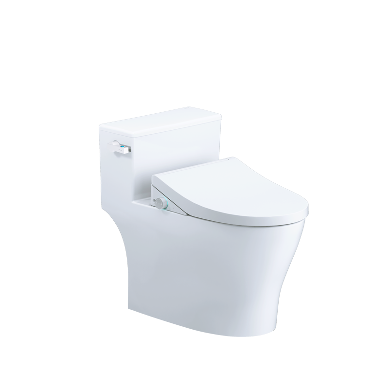 Bàn Cầu Một Khối kết hợp nắp điện tử Caesar C1393F/TAF512H