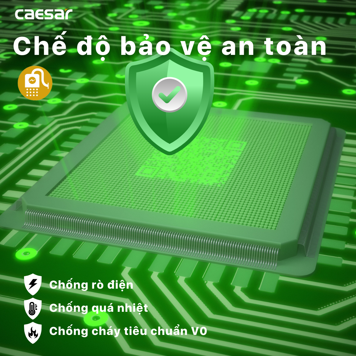 Bàn Cầu hai khối kết hợp nắp Thông Minh Caesar CD1341/TAF512H