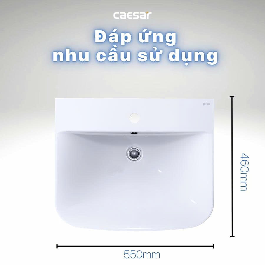 Lavabo treo Caesar L2355/P2445