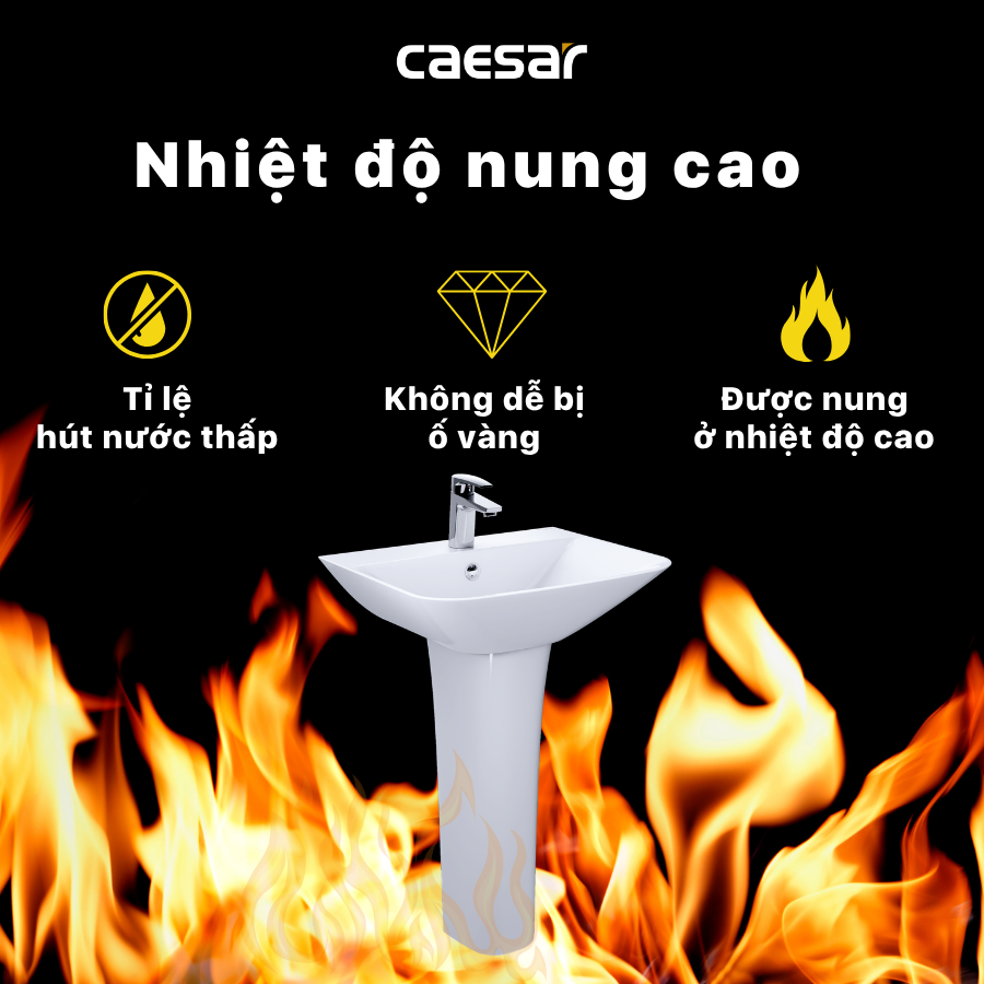 Lavabo treo Caesar L2355/P2445