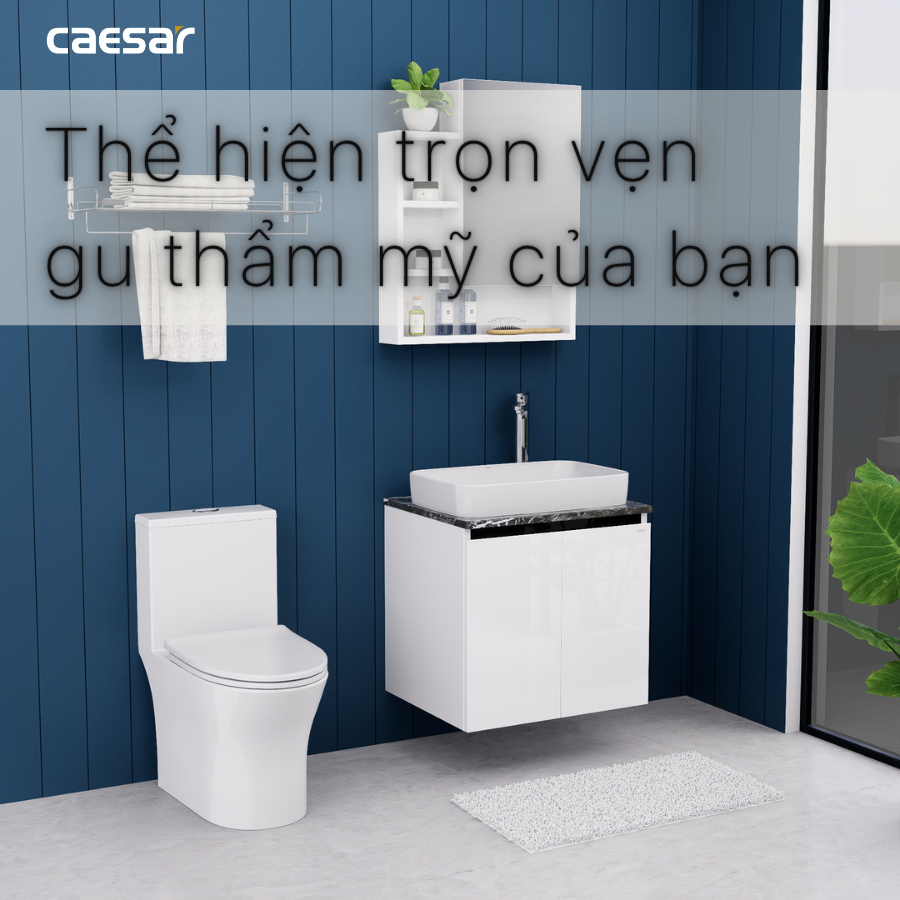 Lavabo kết hợp tủ treo Caesar L5262/EH46002AV