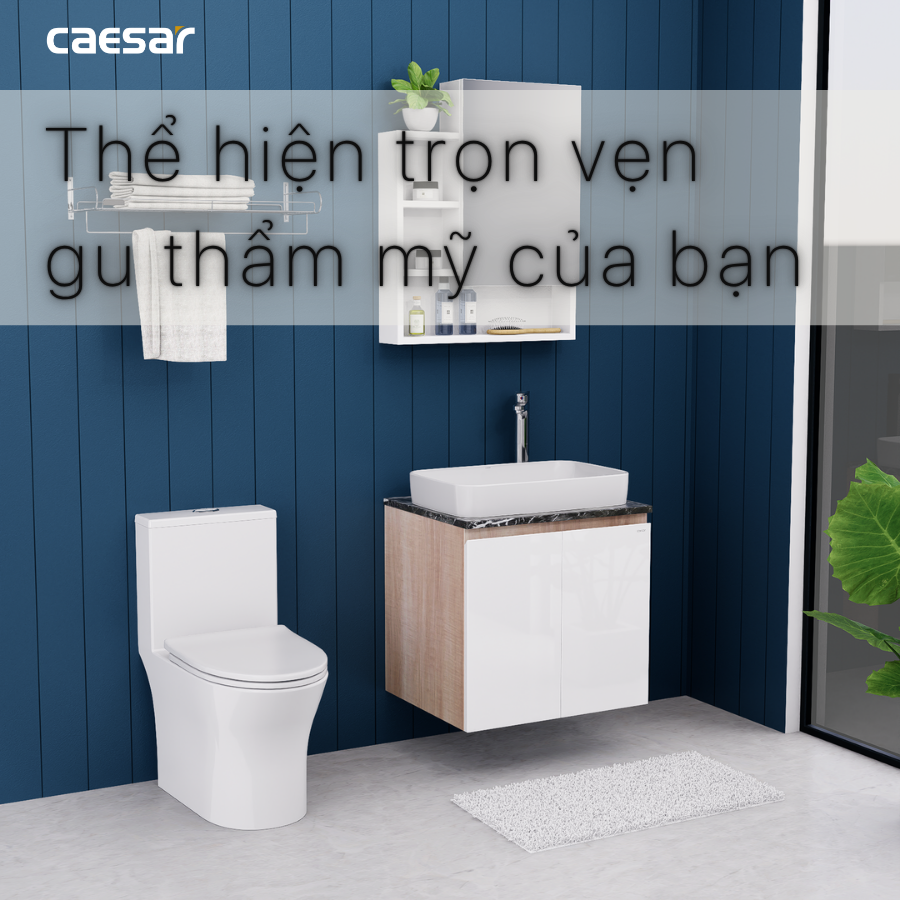 Lavabo kết hợp tủ treo Caesar L5262/EH46002AWV