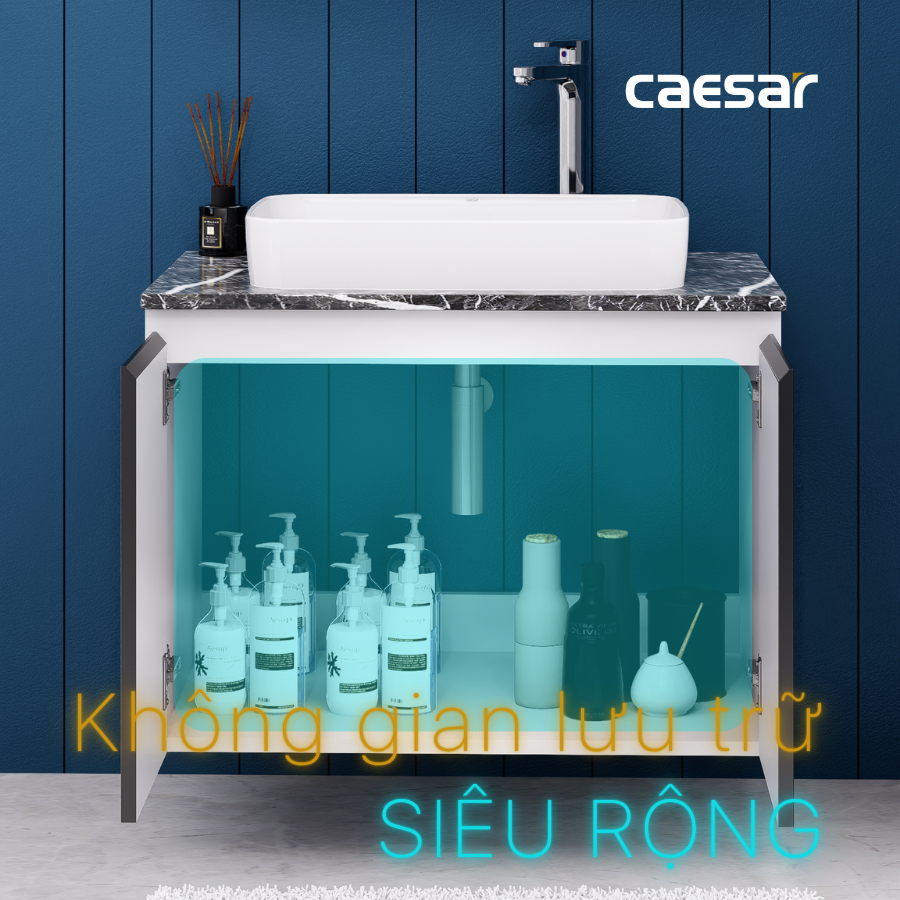 Lavabo kết hợp tủ treo Caesar L5262/EH48002ADV
