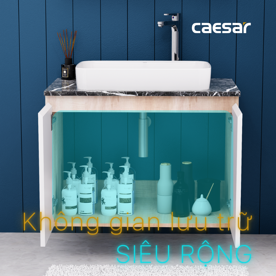 Lavabo kết hợp tủ treo Caesar L5262/EH48002AWV