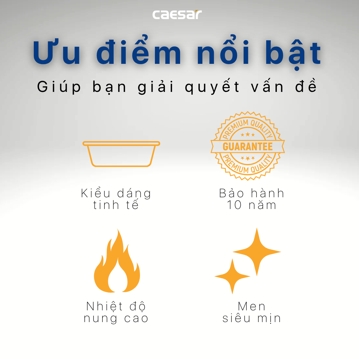 Lavabo Đặt Trên Bàn Caesar LF5240R