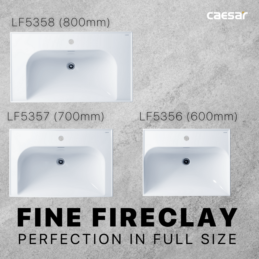 Lavabo treo tường / Lavabo đặt trên bàn Caesar LF5356
