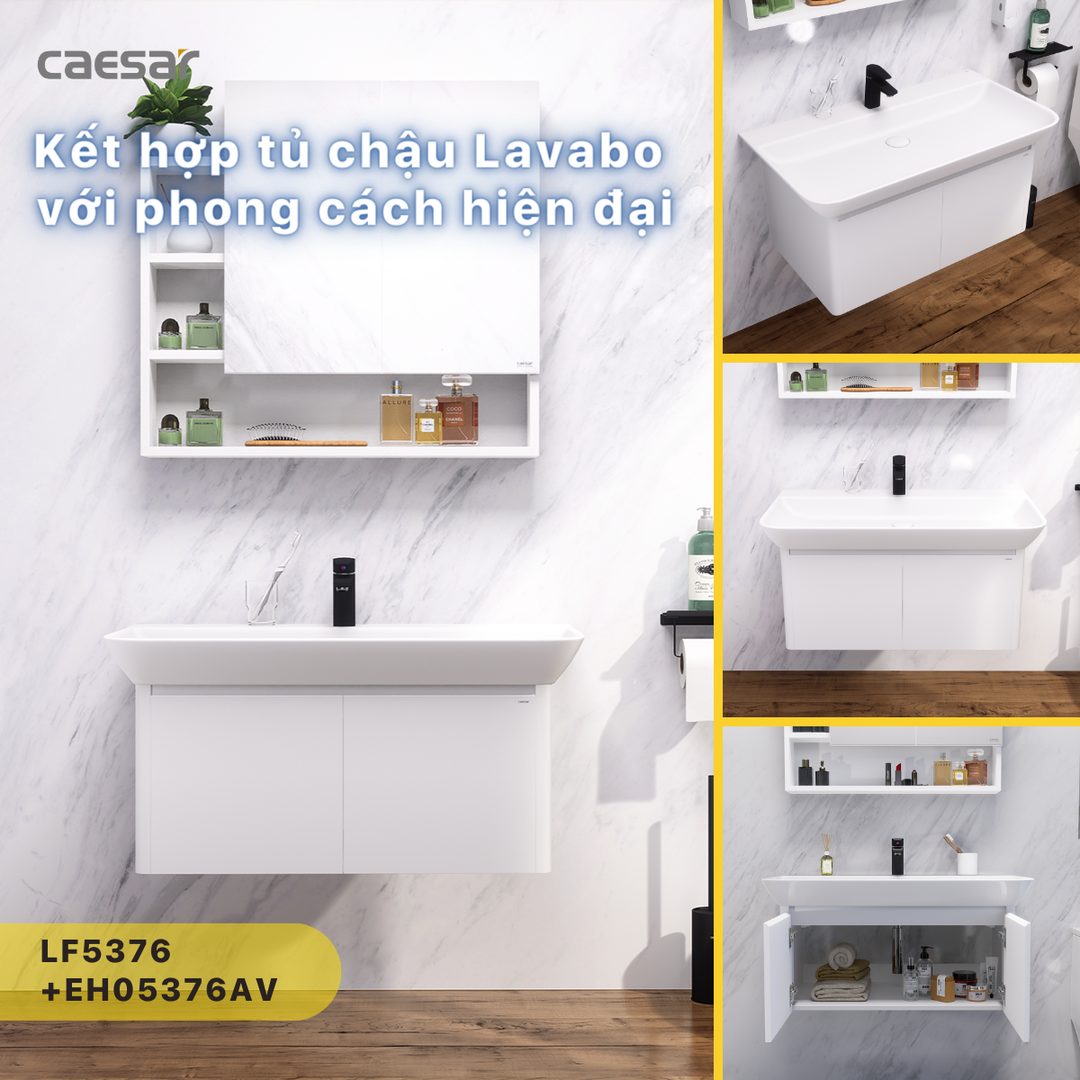 Lavabo treo Caesar LF5376
